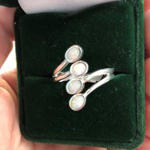 Sterling Silver Opal ring. Size 9!